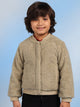 Ted Cotton Solid Boys Jacket - Beige Jackets The Tribe Kids 2-3Y Beige