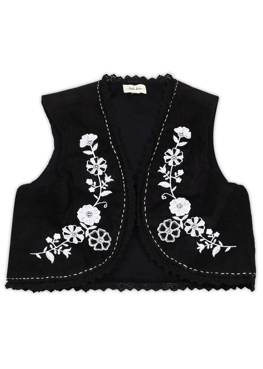 Buy Rini Girls Solid Sleeveless Casual Cotton Embroidered