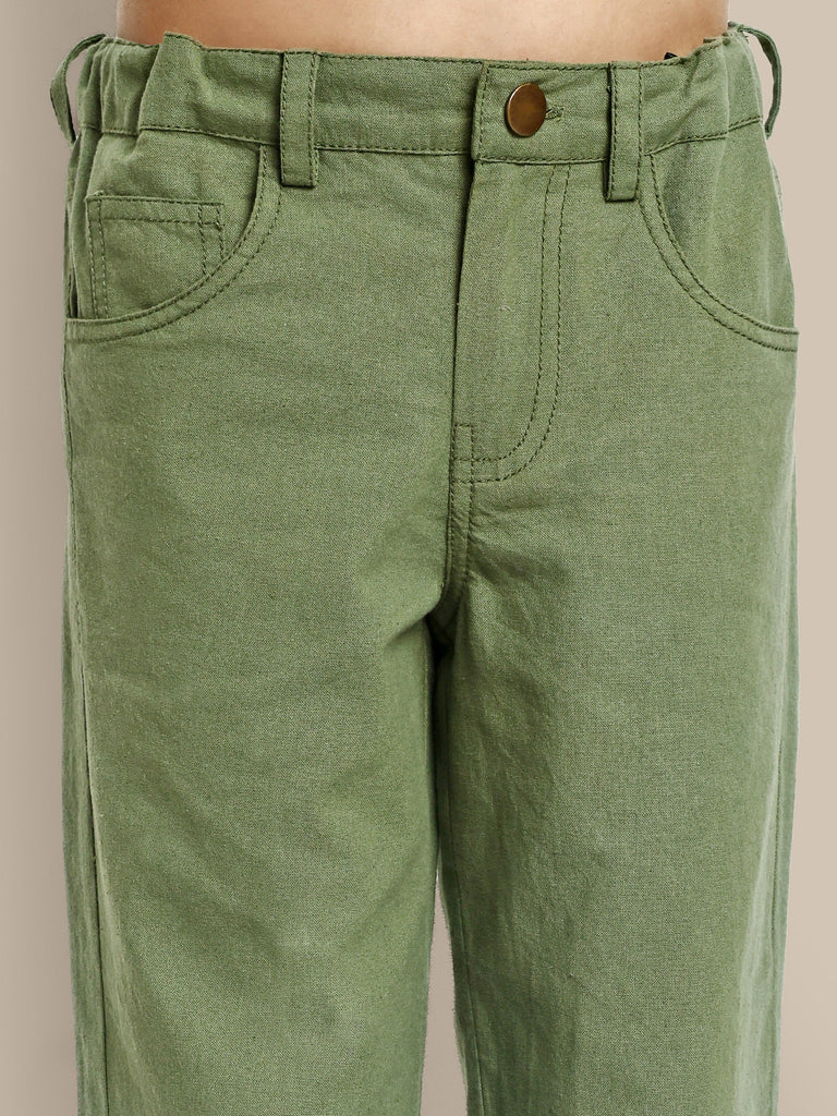 Cooper - Green Pant The Tribe Kids   