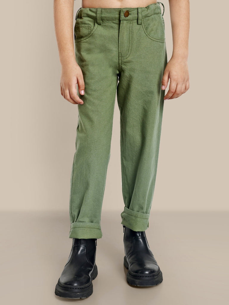 Cooper - Green Pant The Tribe Kids   