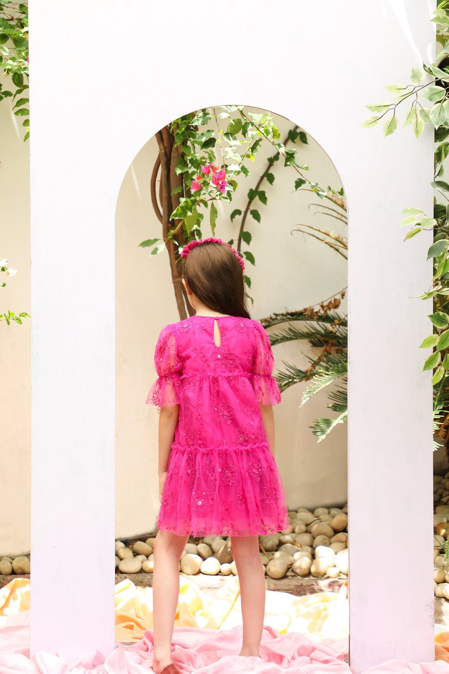 Buy Fabiana Girls Dress Hot Pink Online The Tribe Kids