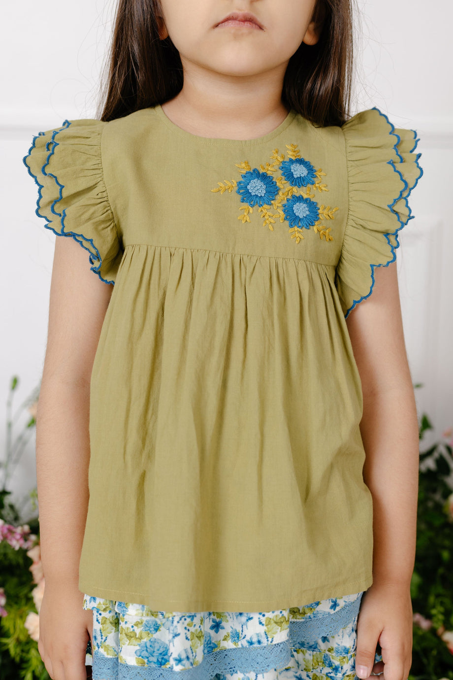 Buy Fiorella Girls Top Green Online The Tribe Kids