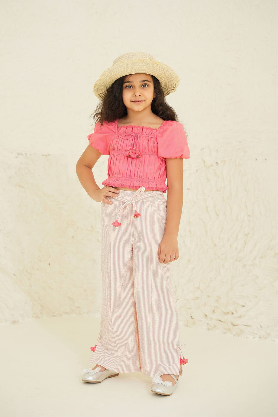 Buy IndiWeaves Junior and Senior Girls Printed Cotton 3/4th Pant Capri  (Pack of 4)(71800-04050607-IW-B-P4-24_Multicolor_3-4 Years) at