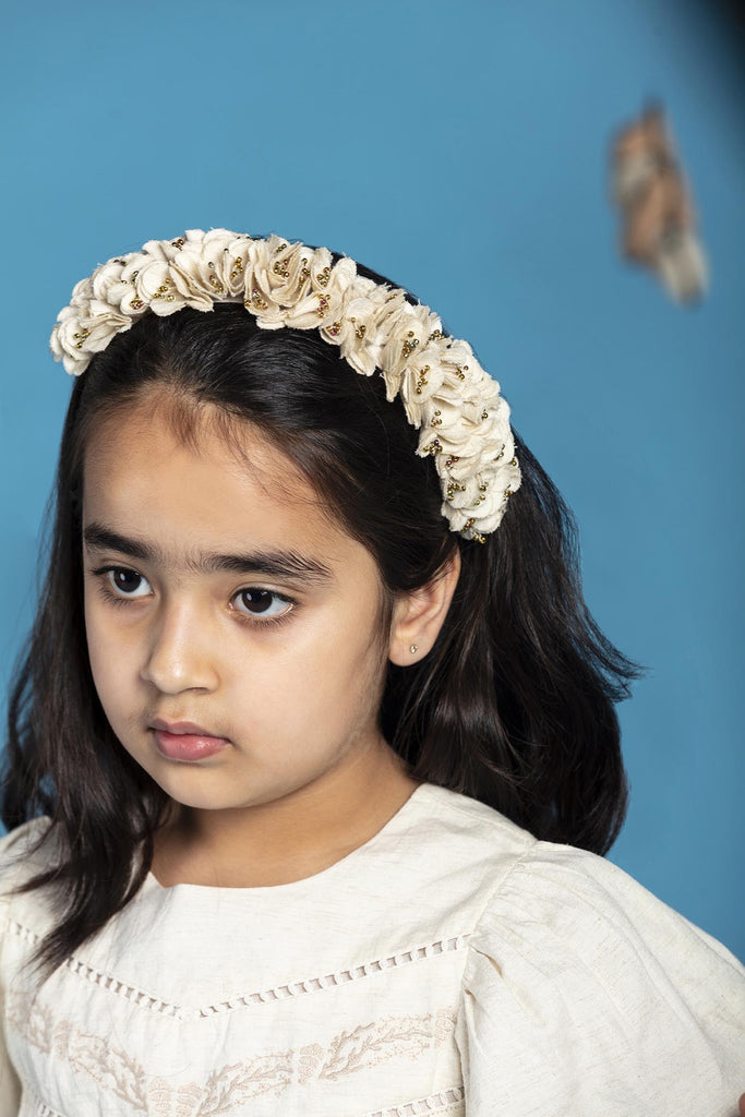 Set of accessories - Flower Crowns & Scrunchies - Mauve/Sand combo ACCESSORIES The Tribe Kids   